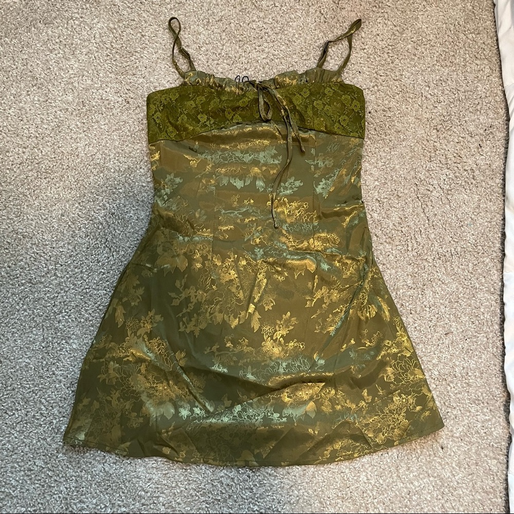 cider green dress! size:small